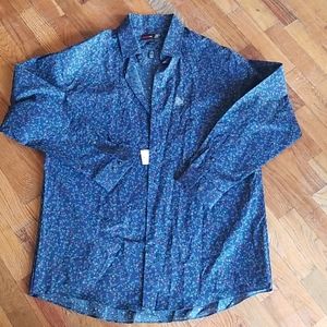 JF slim fit floral dress shirt